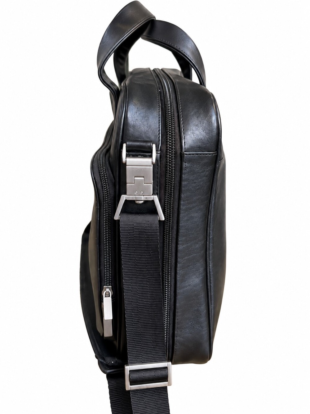 RARE•Porsche Design P'2700 Corporate Commuter Bag Black Leather Laptop/briefcase - Picture 11 of 16